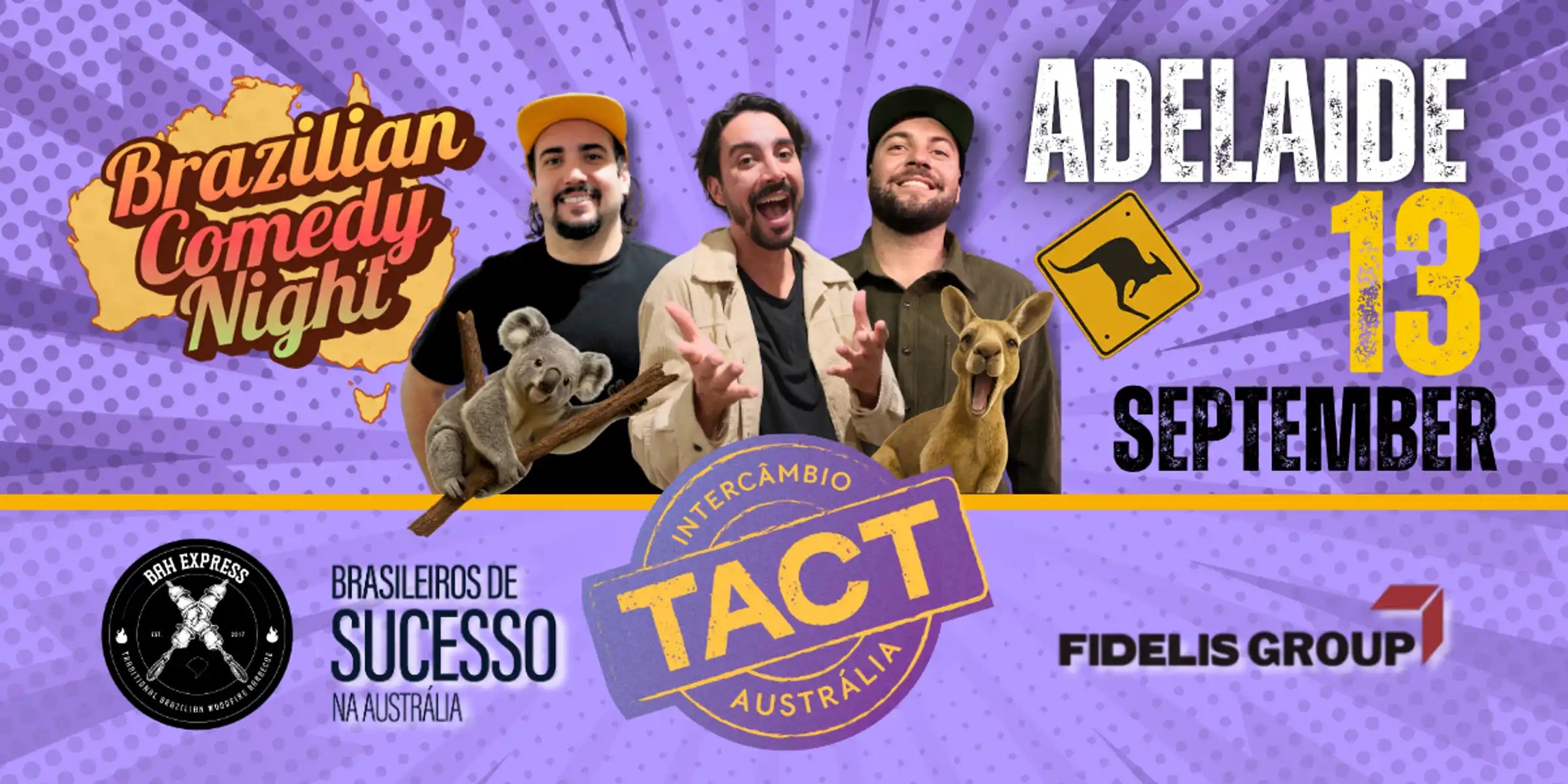 Brazilian Comedy Night – Adelaide